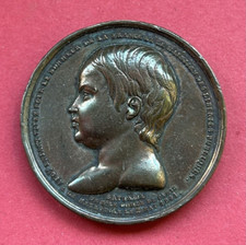 FRANCE MEDAILLE ROYALE 1841  BAPTEME DU COMTE DE PARIS  Barre & Caqué Rare