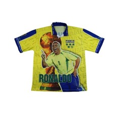 Maillot Brésil vintage supporter Ronaldo 2001-2002