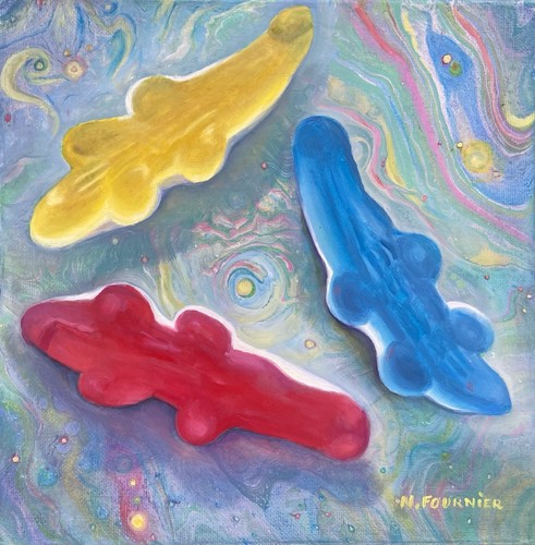 Fournier tableau peinture - n., a