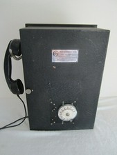 Ancien poste téléphonique mural SNCF - Type PMU SDA1