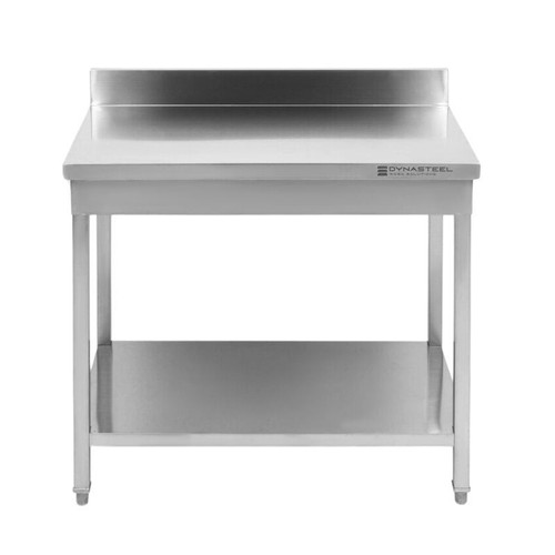 Table inox avec - inox, dosseret