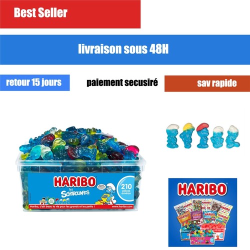 Haribo schtroumpfs bonbons - schtroumpfs,