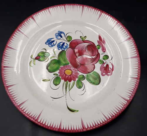 Assiette ancienne porcelaine - assiette,
