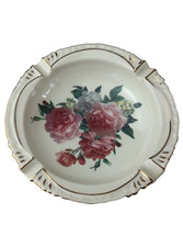 Cendrier en porcelaine royale peinte à la main collection artisanale...