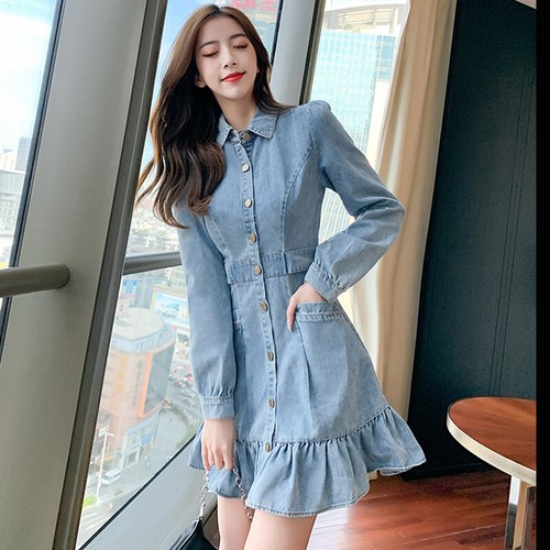 Jean femmes robe chemise - jean,