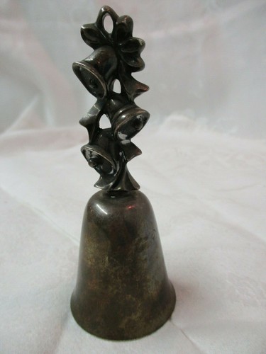Vintage silver plated bell - bell, ne