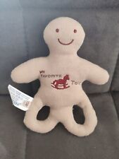 doudou  peluche  personnage marron hochet cheval bascule my favorite toy obaibi