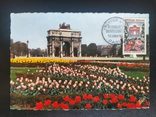 Carte maximum timbre arc - carte,