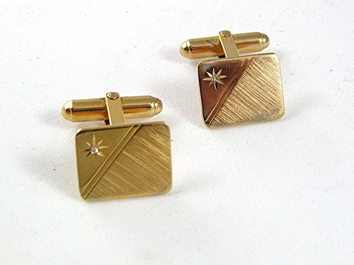 Vintage goldtone rhinestone - vintage,