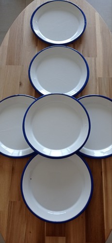 Assiettes plates tole - assiettes, en