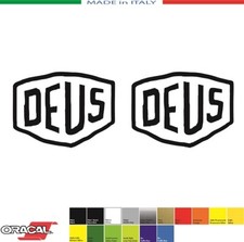 2 Adhésifs Deus Ex Machina mm.70x52 Stickers Klebstoffe Pegatinas Triumph Harley