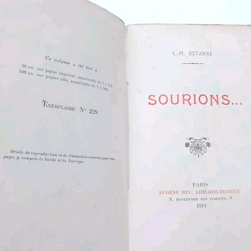 Sourions detanne paris 1911 - sourions,