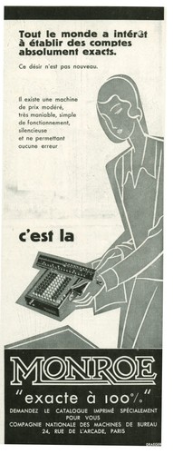 Publicité ancienne caisse