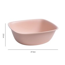 (Petit Rose)Lavabo En Plastique Ménager Dortoir Mignon Bassin à Linge Carré FR