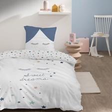 Parure de Lit Enfant Fille 1 Personne Imprimée Réversible Sweet Dreams | 100%...