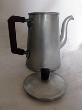 Cafetière Tournus Aluminium + Bakélite Vintage Années 40-50