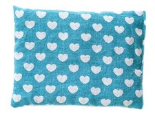 Coussin à Noyaux de Cerise Oreiller Froid Miniblings 23x17cm Cœurs Turquoise