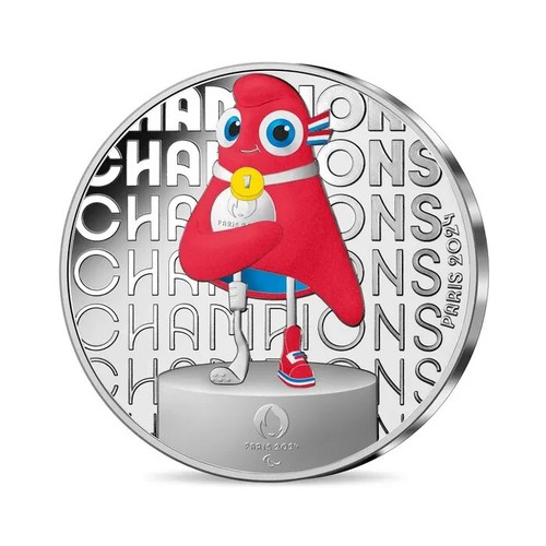 Mascotte pièce 50 euros - de,