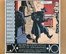 JACOBS SERIGRAPHIE OLRIK BLAKE ET MORTIMER EXPOSITION 60 X 60 SERICA NEUF