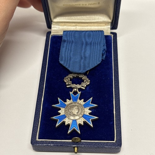Médaille ruban dans boîte - ruban, sa