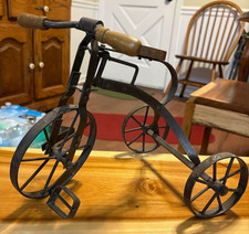Vintage mini metal tricycle - vintage,