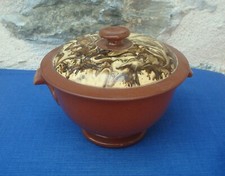 V61 Rare Pot Bol Bouillon