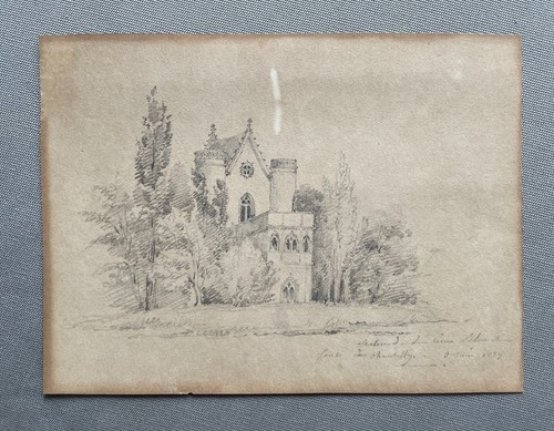 Château chantilly dessin - chantilly,,