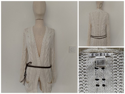 Veste blanche vintage femme - veste, a