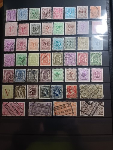 Timbres anciens belgique 125 - belgique,