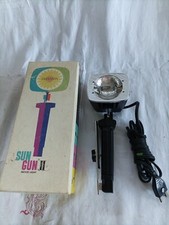 Sun gun II 2 Film Lumière SYLVANIA SG-55 vintage avec boite vintage 