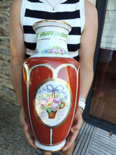 ⭐️ ANCIEN grand VASE PORCELAINE SEVRES PARIS LOUIS XVI ANTIQUE PORCELAIN VASE XL