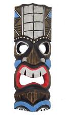 Masque en Bois 30cm Tiki Mural