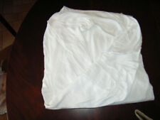 drap housse de lit de bébé maille blanc 60x120cm