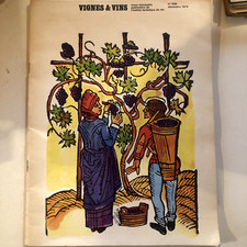 revue vignes et vins n° 234 decembre 1974 paillage montpellier lavalette