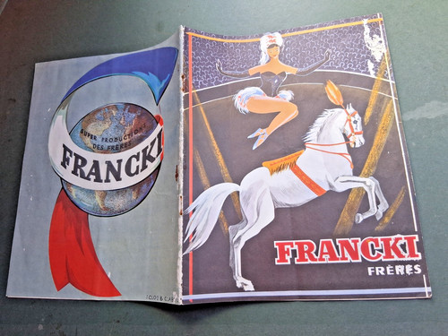 1960 programme cirque francki - cirque,