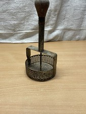 Ancien Presse Purée À Piston