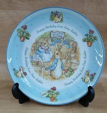Assiette d'anniversaire Peter Rabbit Wedgwood 2003 du Japon