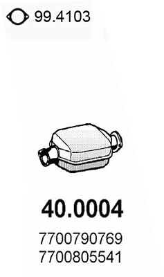 Catalyseur asso 0004 - catalyseur, 40.0004