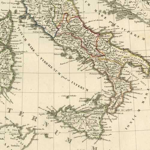 Atlas lapie carte italie - atlas,