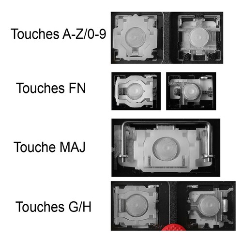 Touche clavier pour - touche, de