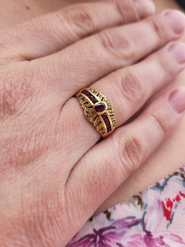 Bague carats diamants - 18,