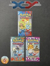 Lot 3 Boosters Pokémon échantillons XY FR XY poings furieux XY vigueur spectrale