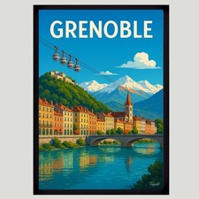 Affiche Poster mural GRENOBLE