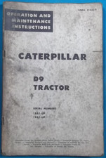 CAT CATERPILLAR D9 Manuel