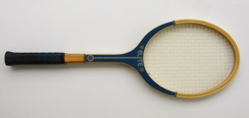 Raquette tennis bois - bois, ancienne