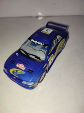SCALEXTRIC/HORNBY VOITURE CIRCUIT 1/32 SUBARU IMPREZA N°3 BURNS FONCTIONNE BON