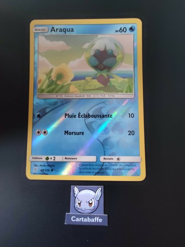 Carte pokémon araqua - araqua, 48/236