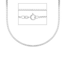 Chaîne En Or Blanc 18K