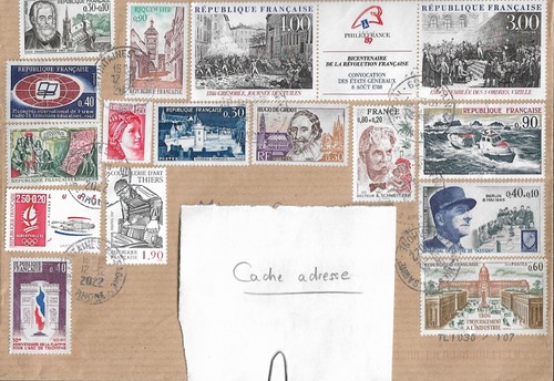 France lot 6 enveloppes - 6,