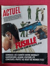 MAGAZINE ACTUEL N° 51 Janvier 1984- PORT GRATUIT. Bon état .